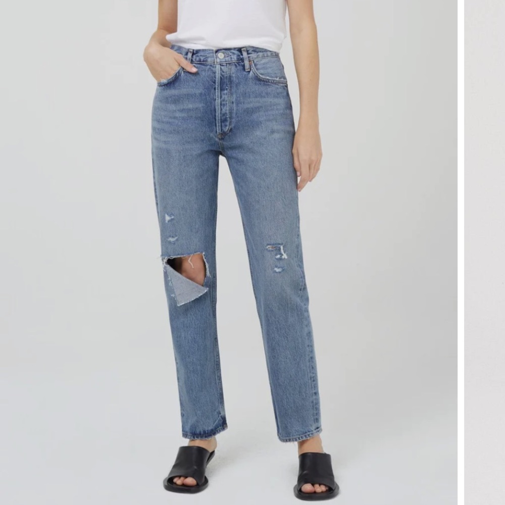 Agolde 90’s pinch waist jeans in lineup